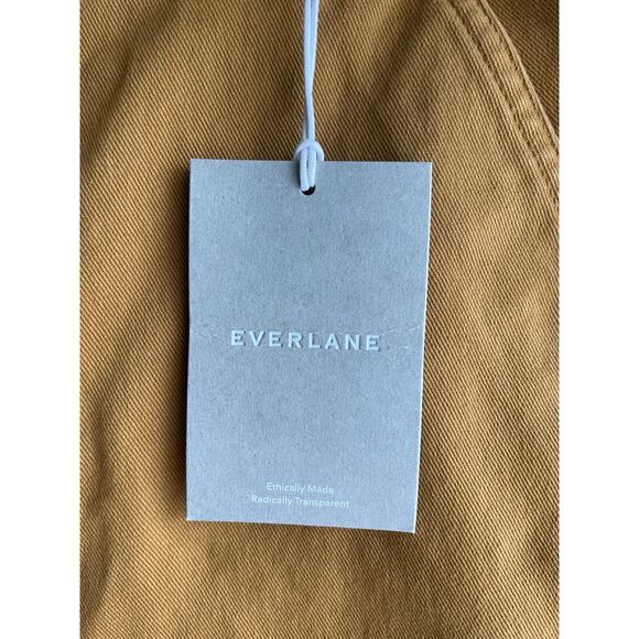 New Everlane Utility Barrel Golden Brown Color Pants Size 10 - Picture 5 of 10